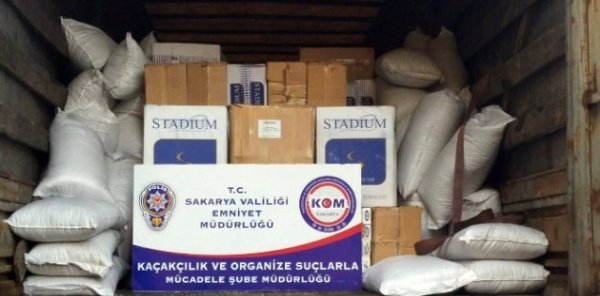 SAPANCA’DA KAÇAK SİGARA OPERASYONU 