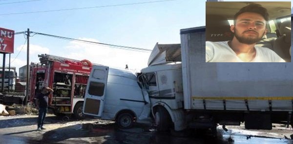 SAPANCA'LI EMRE FECİ KAZADA HAYATINI KAYBETTİ