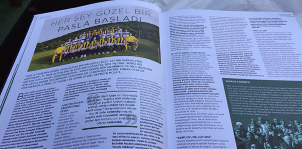 KIRKPINARSPOR FİTBOL DERGİSİ'NDE