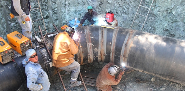 TOÇOĞLU, AKÇAY BARAJI ÇALIŞMALARINI İNCELEDİ