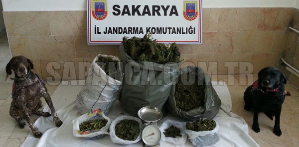 16 KİLO ESRAR ELE GEÇİRİLDİ