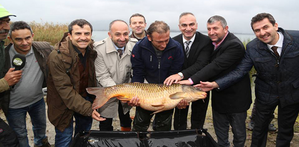 SAPANCA GÖLÜ SAZAN BALIĞI TUTMA YARIŞMASI SONA ERDİ
