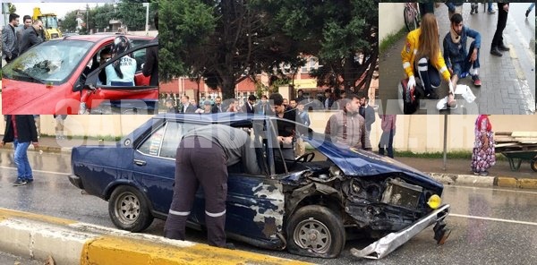 SAPANCA’DA TRAFİK KAZASI: 2 YARALI