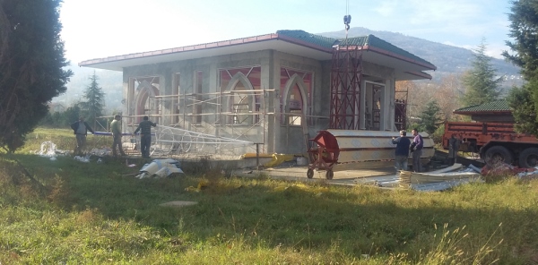 KIRKPINAR MESCİDİNDE ÇALIŞMALAR HIZLANDI