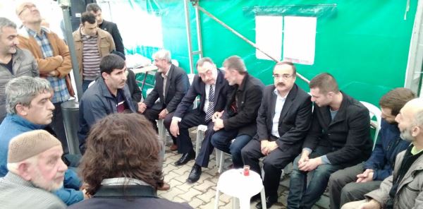 ÖZGÜR-DER’DEN TAZİYE ZİYARETİ