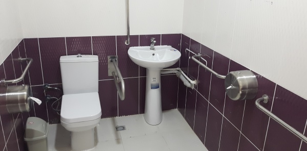 BEDENSEL ENGELLİ TUVALETİ YAPILDI