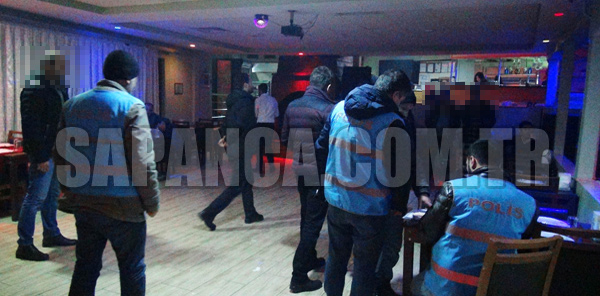 SAPANCA'DA ALKOLLÜ MEKANLARA OPERASYON