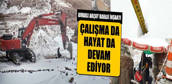 BURASI KARLAR ALTINDAKİ SAPANCA AKÇAY BARAJI İNŞAATI