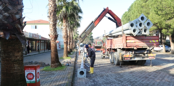 KIRKPINAR MEYDANINDA ÇALIŞMA BAŞLADI