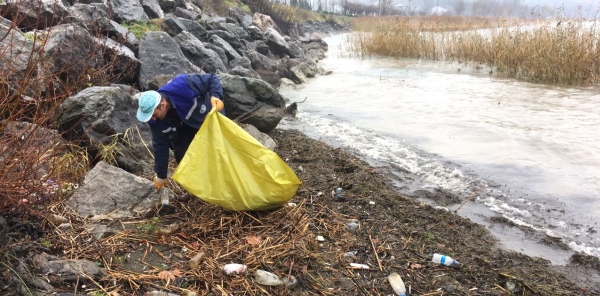 SASKİ KIYI ŞERİDİNİ TEMİZLİYOR