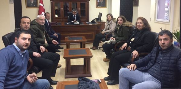 CHP SAPANCA’DAN KAYMAKAM ADA’YA ZİYARET