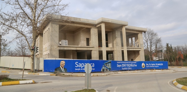 SAPANCA SGM’NİN KABA İNŞAATI TAMAMLANDI