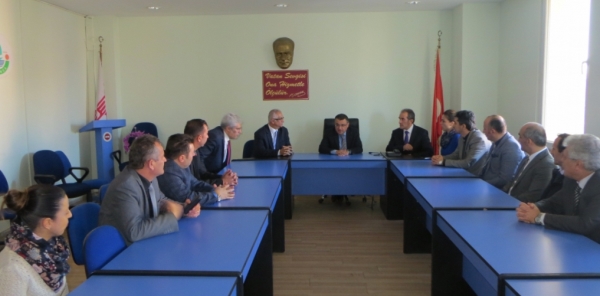 KAYMAKAM ADA, MÜDÜRLERLE EĞİTİMİ KONUŞTU