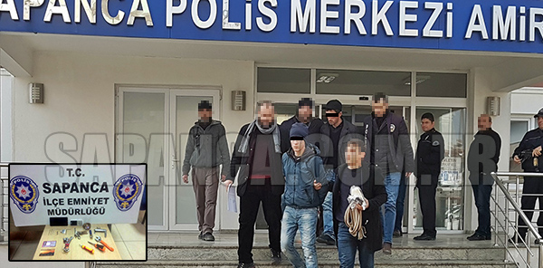 İTHAL HIRSIZLAR SAPANCA’DA YAKALANDI