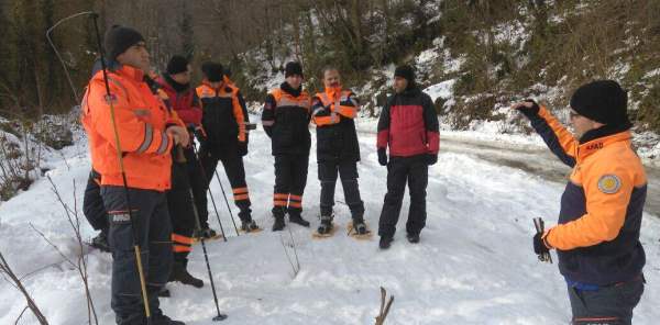 AFAD ZORLU KOŞULLARA SAPANCA'DA HAZIRLANIYOR