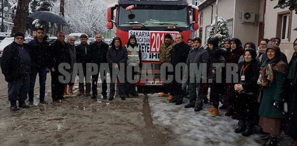 SAPANCA'DAN HALEPLİLERE 7'NCİ YARDIM TIRI
