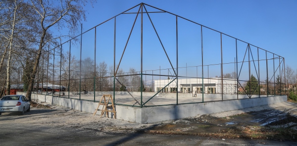 SOSYAL TESİS İNŞAATINDA ÇALIŞMALAR SÜRÜYOR