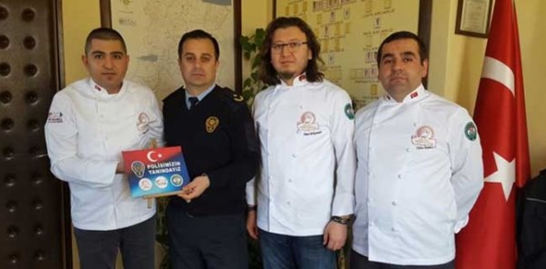 AŞÇILARDAN EMNİYETE TAZİYE ZİYARETİ