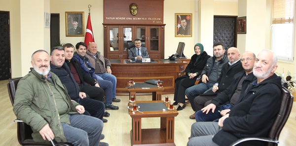 SAPANCA BELEDİYESİ MECLİS ÜYELERİNDEN KAYMAKAM ADA’YA ZİYARET