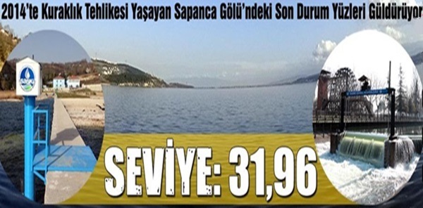 SAPANCA GÖLÜ YÜKSELMEYE DEVAM EDİYOR