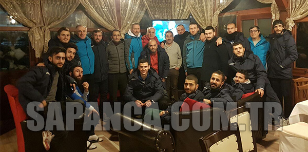 SAPANCASPOR GALİBİYET YEMEĞİNDE BULUŞTU