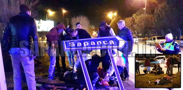 AKGÜN ALTUĞ, SAPANCA'DA TRAFİK KAZASI GEÇİRDİ