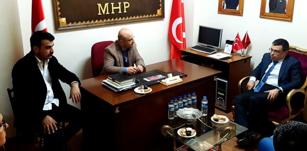 KAYMAKAM ADA'DAN MHP'YE İADE-İ ZİYARET