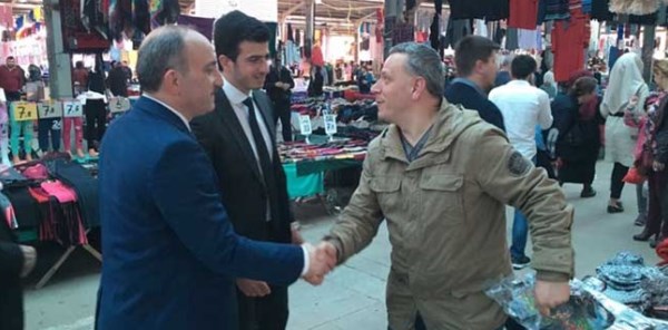 BAŞKAN KILIÇ'TAN PAZAR ZİYARETİ