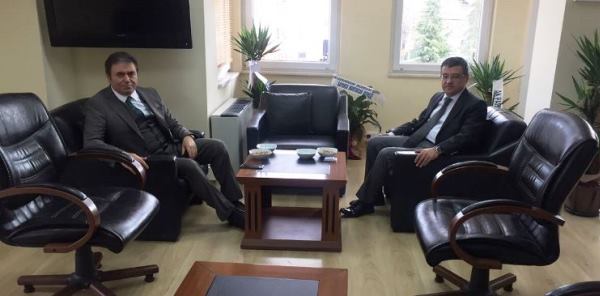 EMNİYET MÜDÜRÜNDEN KAYMAKAM ADA'YA ZİYARET