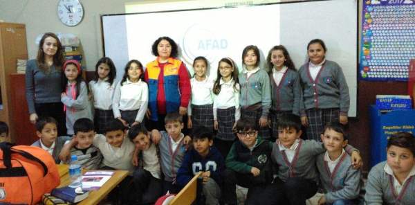 ÖĞRENCİLERE 'AFET BİLİNCİ' EĞİTİMİ