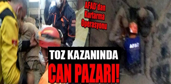 MAHSUR KALAN 2 İŞÇİYİ AFAD EKİPLERİ KURTARDI