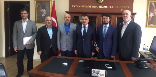 DİN GÖREVLİLERİNDEN KAYMAKAM ADA'YA ZİYARET