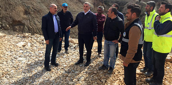 BARAJIN GÖVDESİ 30 METREYE YÜKSELDİ