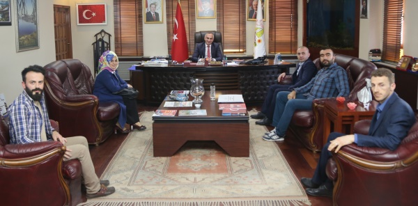 TÜGVA'DAN BAŞKAN YILMAZER'E ZİYARET