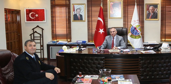 ALAN'DAN, BAŞKAN YILMAZER'E ZİYARET