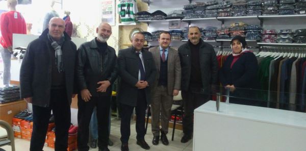 KAYMAKAM KAPTAN'DAN BAŞKAN GÜMÜŞEL'E ZİYARET