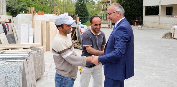 YILMAZER ESNAF ZİYARETLERİNE DEVAM EDİYOR