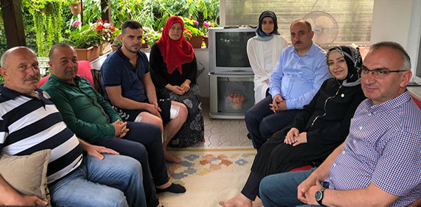 ATABEK'TEN GEÇMİŞ OLSUN ZİYARETİ