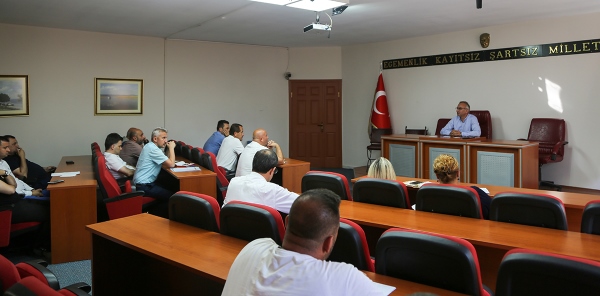 DAİRE MÜDÜRLERİ TOPLANDI