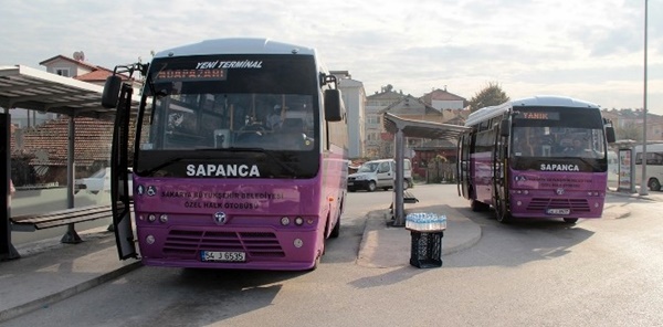 SAPANCA ARABALARININ İZMİT DURAĞINDA DÜZENLEME