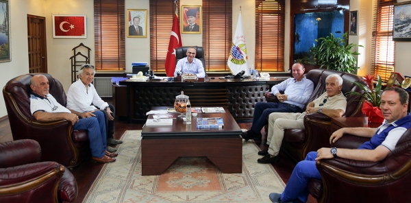 BAŞKANLARDAN YILMAZER'E ZİYARET