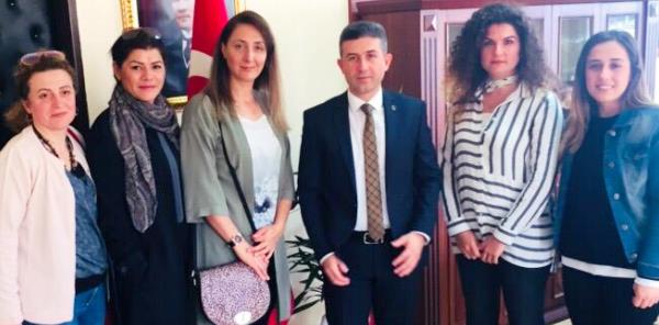KADIN MECLİSİNDEN KAYMAKAM BAYAR'A ZİYARET