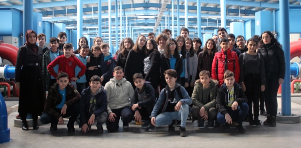 ÖĞRENCİLER SASKİ TESİSLERİNİ GEZDİ