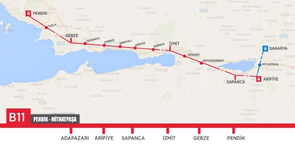 ADAPAZARI-İSTANBUL TREN SEFERLERİ DEĞİŞTİ