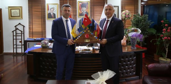 BAŞKAN BABAOĞLU'NDAN BAŞKAN ÖZEN'E ZİYARET