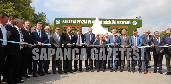 SAPANCA İLÇESİNDE PEYZAJ VE SÜS BİTKİCİLİĞİ FESTİVALİ BAŞLADI