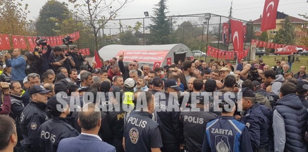 TELEFERİK EYLEMİNDE ORTALIK KARIŞTI