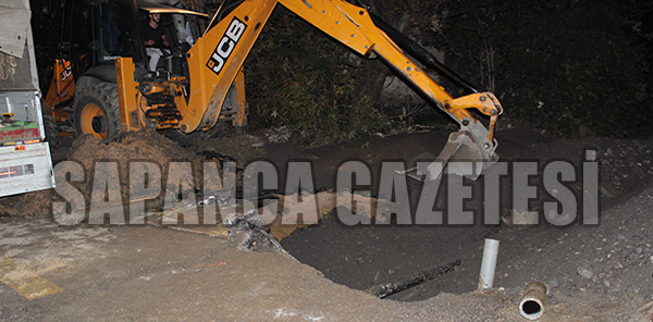 SU ARIZASI GİDERİLDİ, ŞEBEKEYE TEKRAR SU VERİLMEYE BAŞLANDI