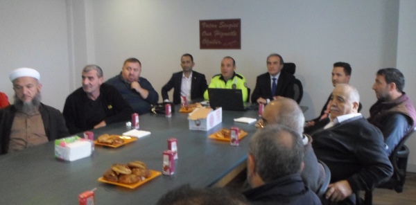 OKUL SERVİS ARAÇLARI EĞİTİM TOPLANTISI YAPILDI