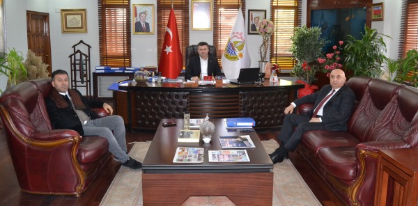 ÖZEN, ÖZKOÇ VE ÇİÇEK'İ AĞIRLADI